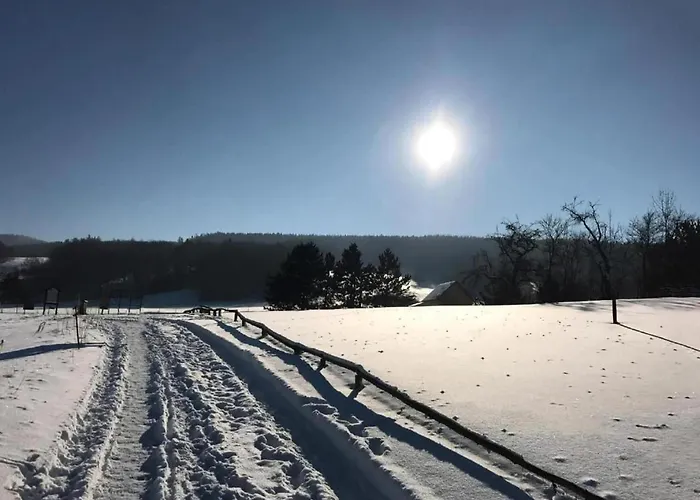 בית נופש Cozy Wooden House In Waltershausen Near The Forest Emsetal